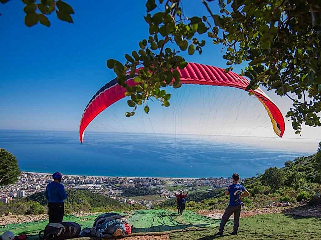 alanya yamaç paraşütü